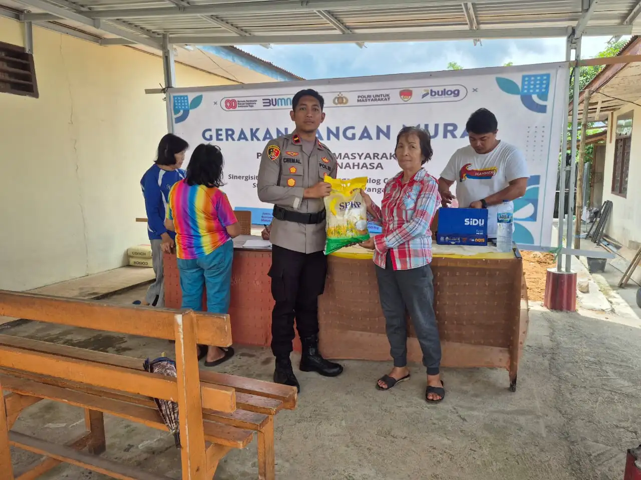 Gerakan Pangan Murah Polsek Eris, Bukti Nyata Polri Hadir untuk Masyarakat